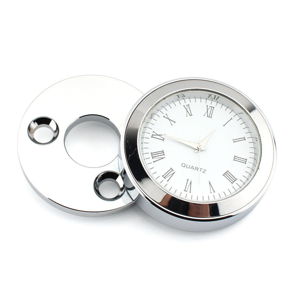 Chrome Front Fork Lock Clock Cover for Harley Road King 1994-2022 Q