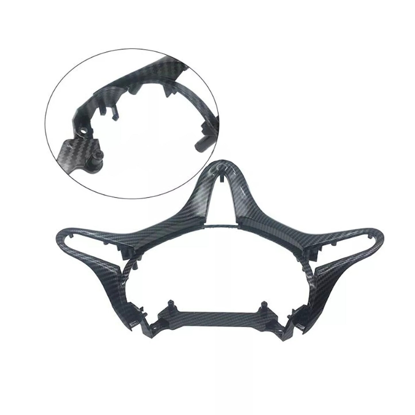 Carbon fiber steering wheel cover panel trim is available for 2006-2007-2011 for Honda for Civic vehicles.