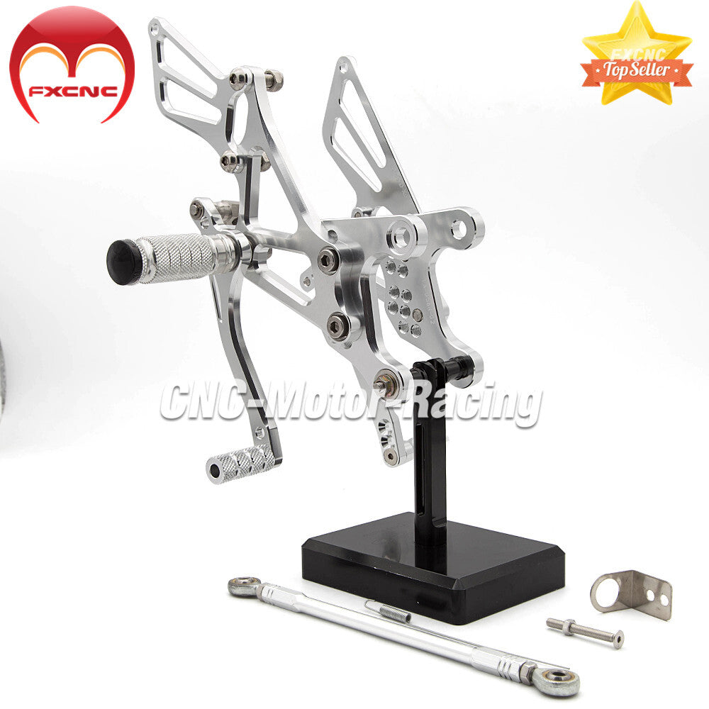CNC gear foot pedal and foot spike set suitable for Kawasaki ZX6R ZX636 2005-2008