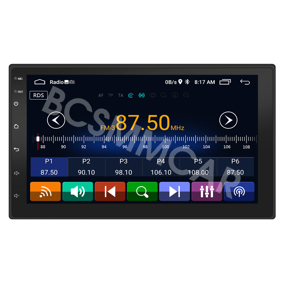 7in Touch Screen Android Car Stereo Radio MP5 Player FM GPS WiFi Mirror Link