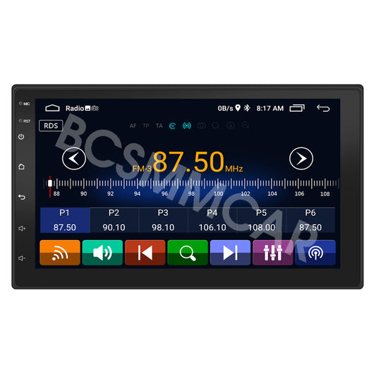 7in Touch Screen Android Car Stereo Radio MP5 Player FM GPS WiFi Mirror Link