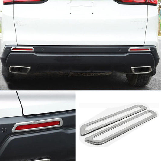 for Honda CR-V 2023-2024 Chrome Car Rear bumper Fog Light Lamp Frame Cover Trim