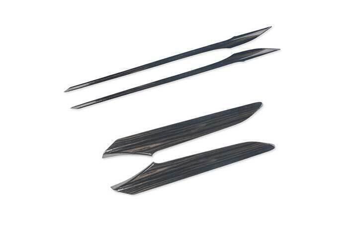 for Cadillac CT4-V CT4 2020-2023 Sandal Wood Grain Inner Door Panel Strip 4pcs