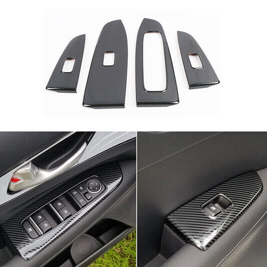 For Altima 2019-2022 ABS Glossy Black Rear View Side Mirror Cover Trim v