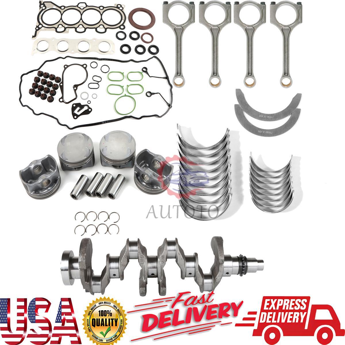 G4KF Overhaul Rebuild Kit - Con Rod Crankshaft Main Bearing Set for Hyundai US