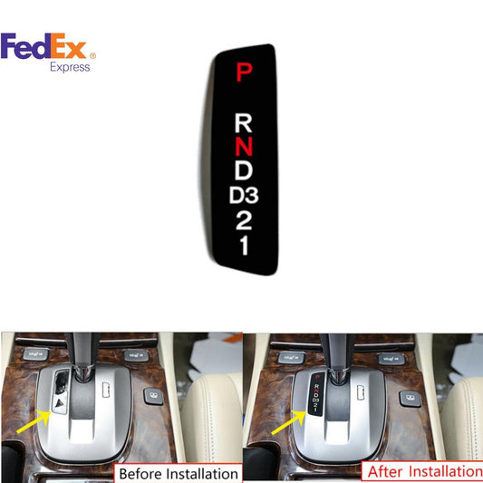Car Gear Shifter Panel Sticker Display Trim P/R/N/D3/2/1 For 08-13 for Honda for Accord Q