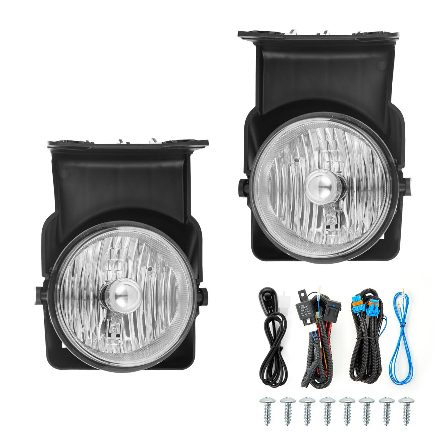 Suitable for 03-06 for GMC for SIERRA 1500/2500/3500 Clear Lens OE BUMPER DRIVING FOG Light - v