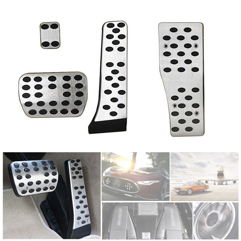 4-piece car pedal cover set suitable for AECS GLK CLK SL W203 W204 W212- n