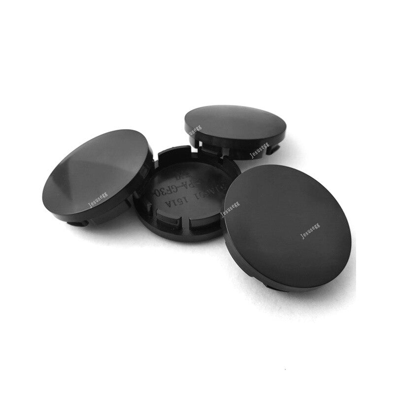 4Pcs Wheel Rim Center Hub Cap Cover Wheel Center Cap Cover Universal Black 56mm Q