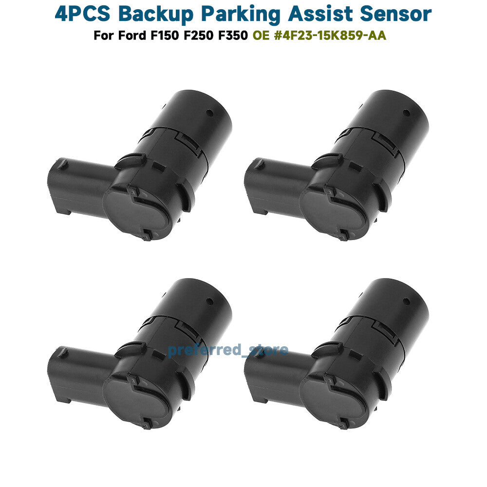 4X Backup Parking Assist Sensor for F150, F250, F350 Explorer Reverse Bumper v