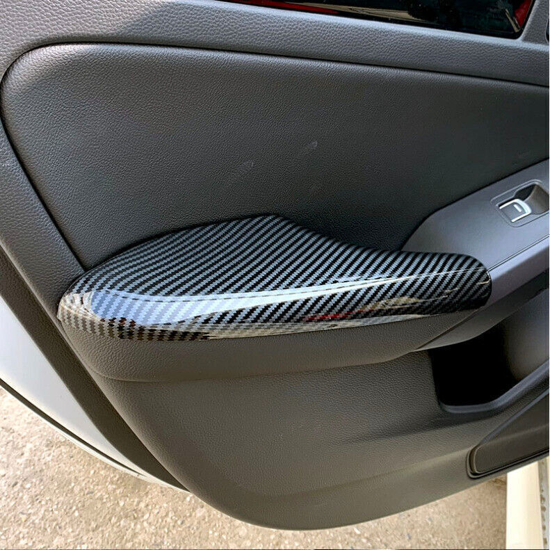 4X ABS Carbon Fiber Inner Door Armrest Panel Cover Trim for Honda for Civic 22-2024