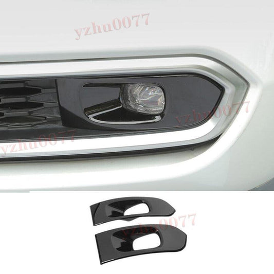 for Toyota 21-2024 for Sienna Gloss Black Front Bumper Fog Lights Frame Cover Trims