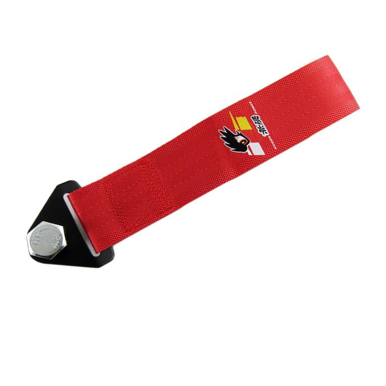 Car tow hook, front cover, rear trunk, bumper, red Mugen, for Honda .