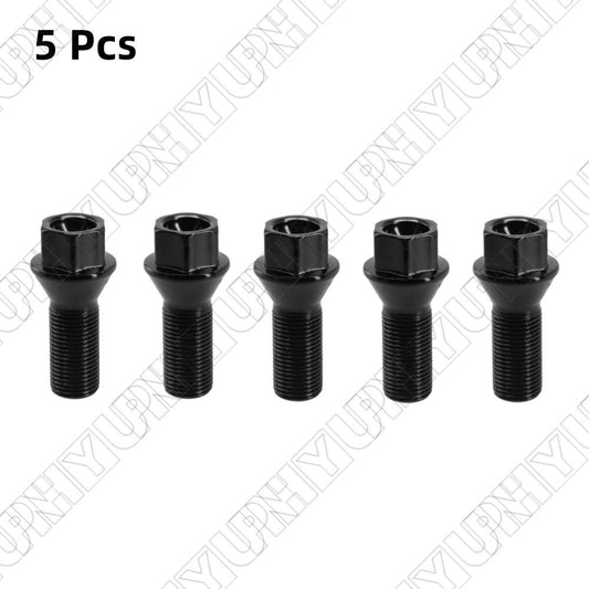 5Pcs M14 x 1.25 Wheel Lug Bolts 36136774896 for BMW X3 F25 X4 F26 for X5 E70 F15 X6 Q