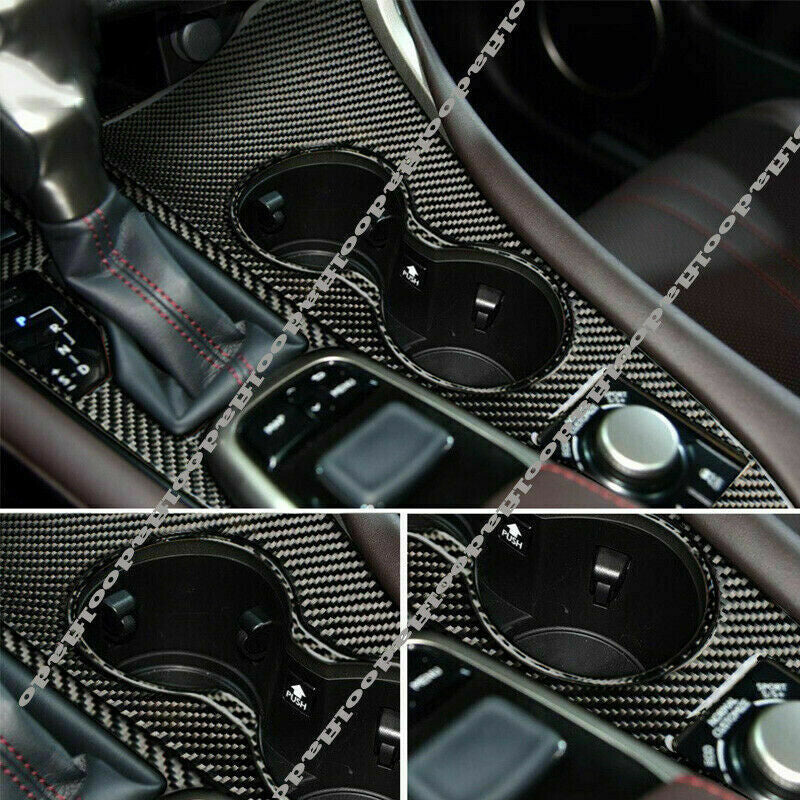 for Lexus RX300 RX450h 2016-2021 Carbon Fiber Interior Gear Shift Box Panel Trim