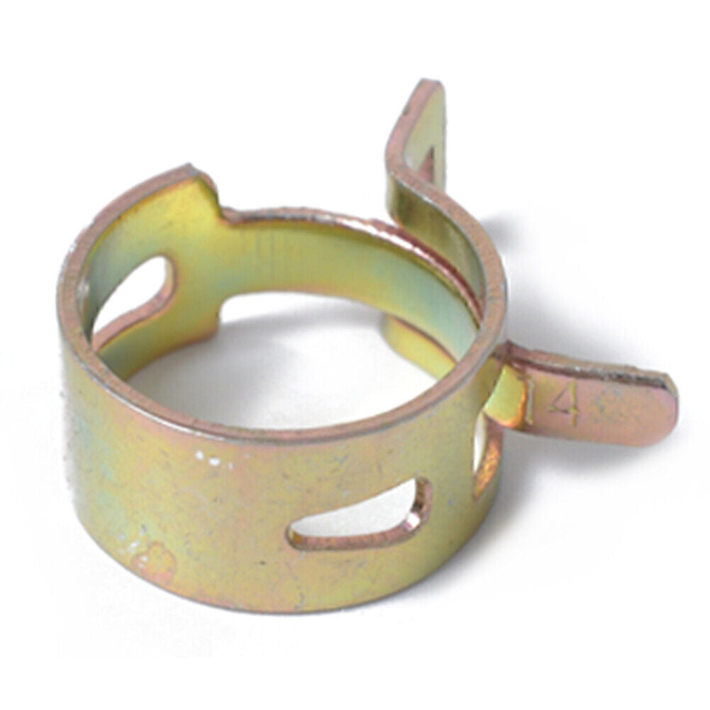 80x 6-15mm Spring Band Type Fuel Vacuum Hose Pipe Clamp 8 Sizes Silicone