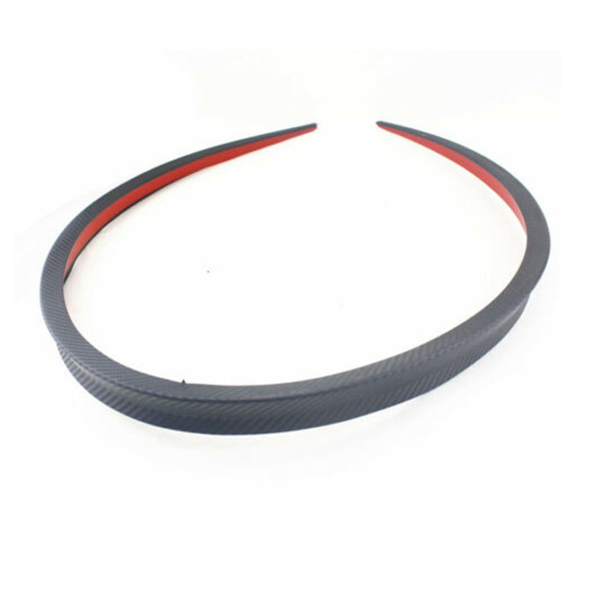 120CM Carbon Fiber Car Rear Roof Trunk Spoiler Wing Lip Trim Sticker Accessories Q