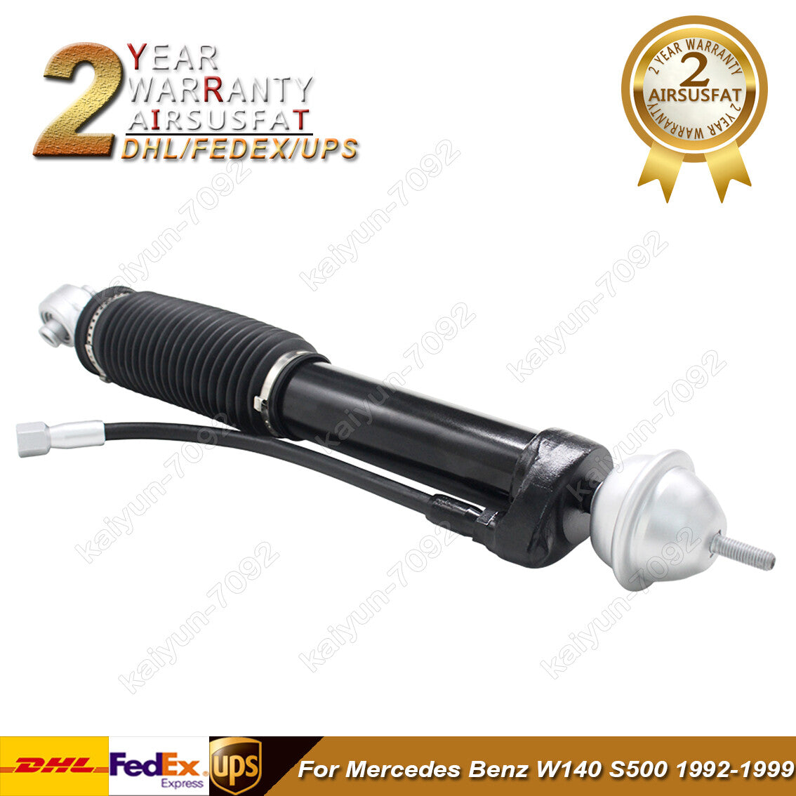 1x Rear L / R Hydraulic Suspension Shock for Mercedes W140 S500 92-99 1403205613