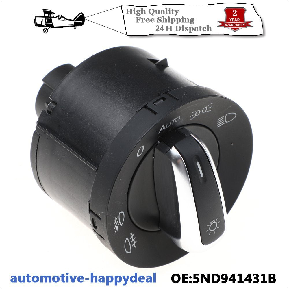 for VW for Golf MK5 MK6 for Passat B6 B7 CC EOS for Tiguan Touran Headlight Switch Fog Light