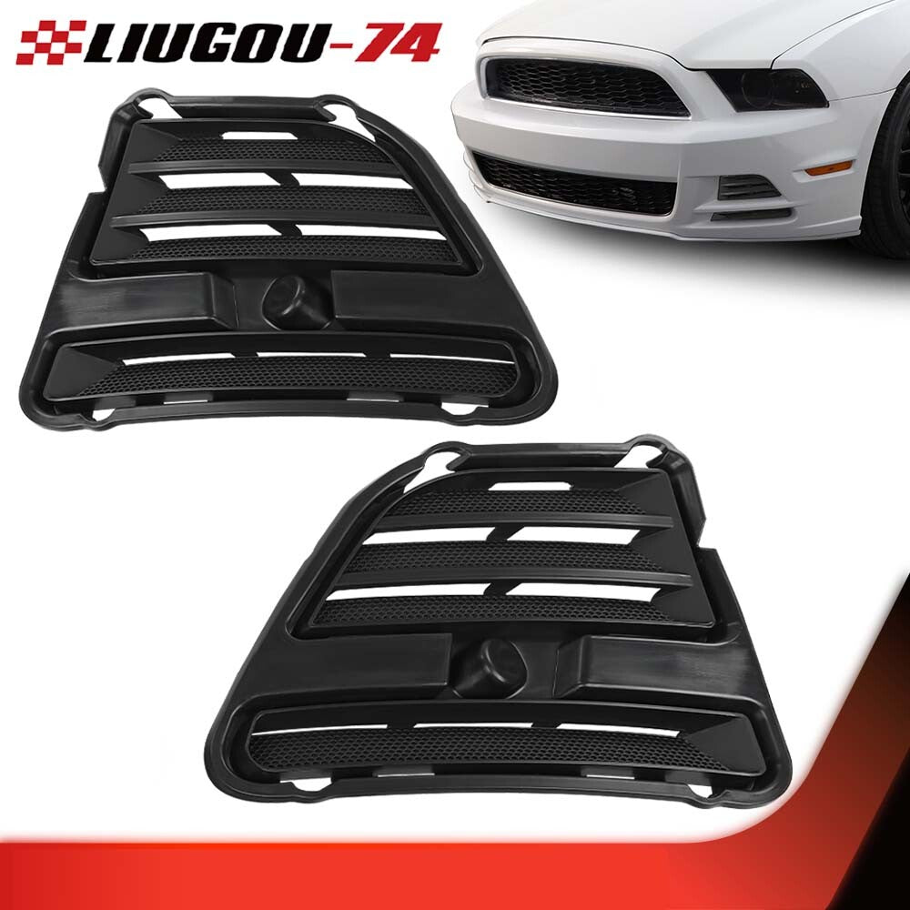 Suitable for 2013-2014  for ford  for Mustang fog light protection kit FO1039134 FO1038134 Black Q