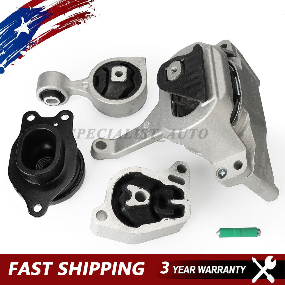 Kit 4 A4353 Engine Motor Trans Mount Auto For 2007-2016 for Nissan Altima 2.5L CVT