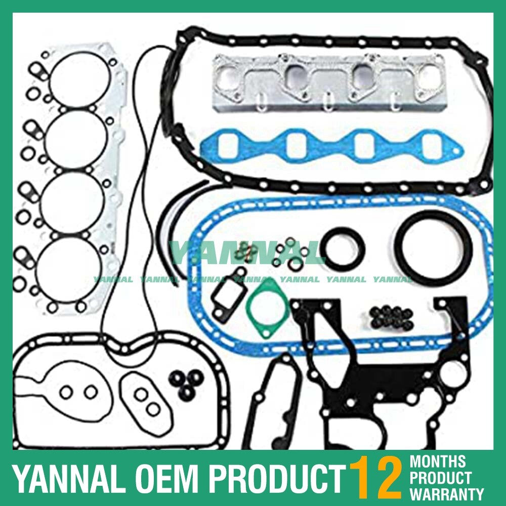 Brand new full gasket kit for Isuzu 4JG2 and 4JG2T engines, compatible with TROOPER TCM -