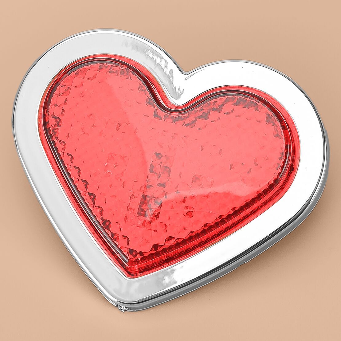 Red Heart Shaped Side Marker Light LED Turn Signal Light Indicator Lamp Part v