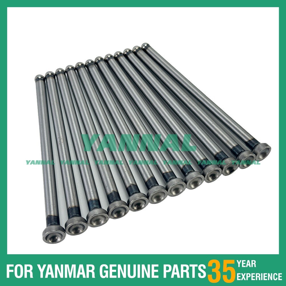 6D14 valve push rod is suitable for excavator engine parts.