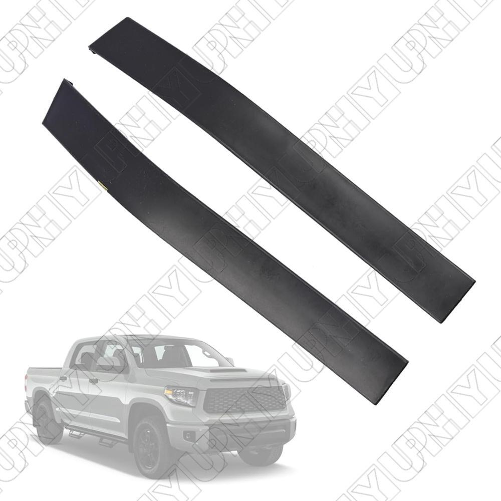 Left  Right Rear Exterior Roof Molding for Toyota Tundra Double Cab 2007-2021