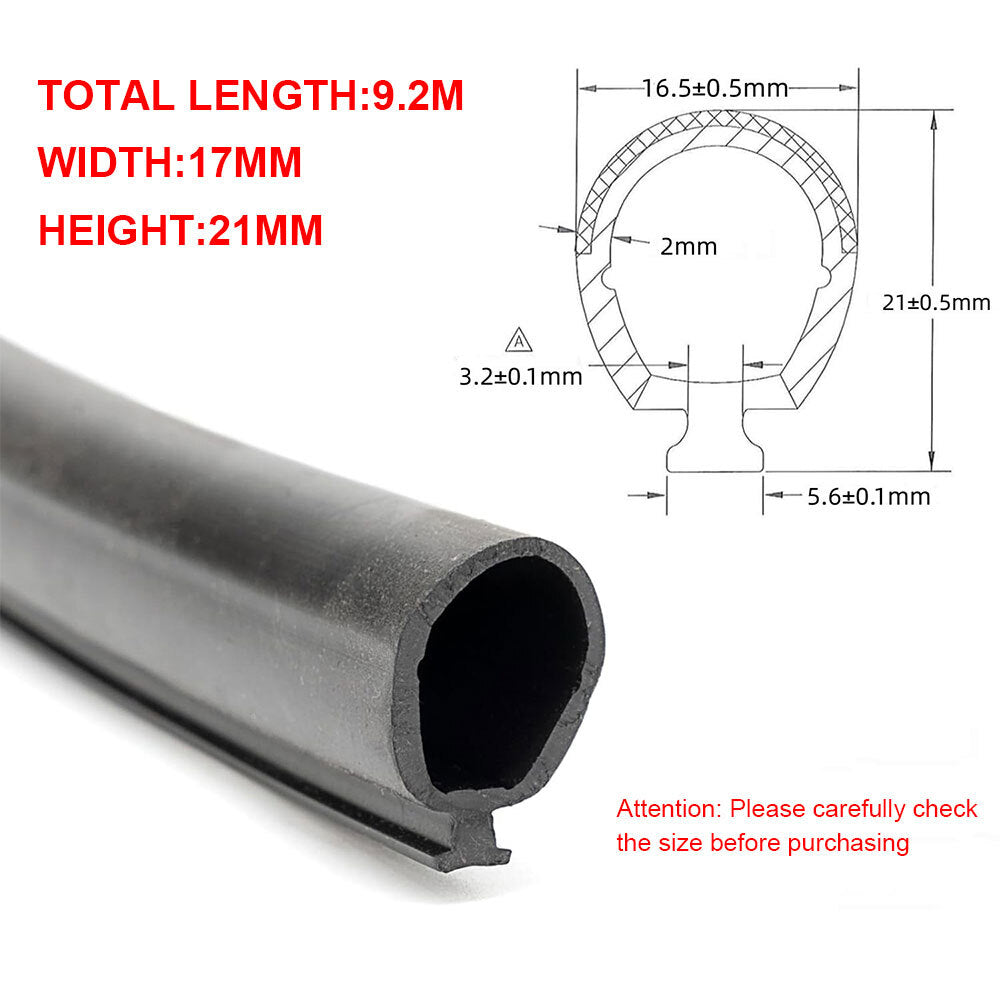018-338-BLK 30 Ft RV Slide Out Seal Secondary Seal Gasket Camper Travel Trailer Q