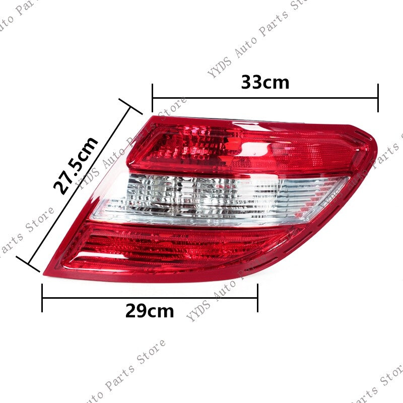Left Rear Tail Light cover for Mercedes Benz W204 C280 C300 2007-2010 Stop Lamp