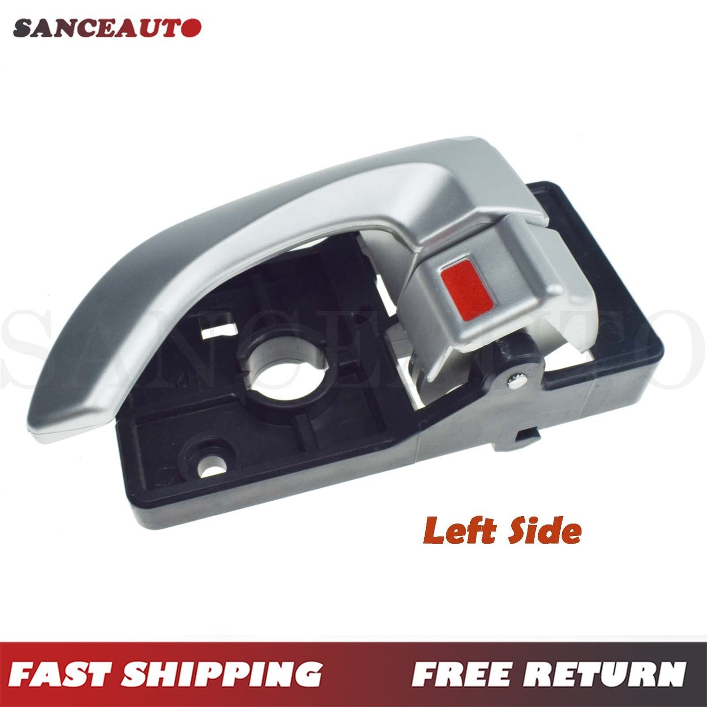 Silver interior door handle (left) for Hyundai for Tucson 2005-2009. Brand New. n
