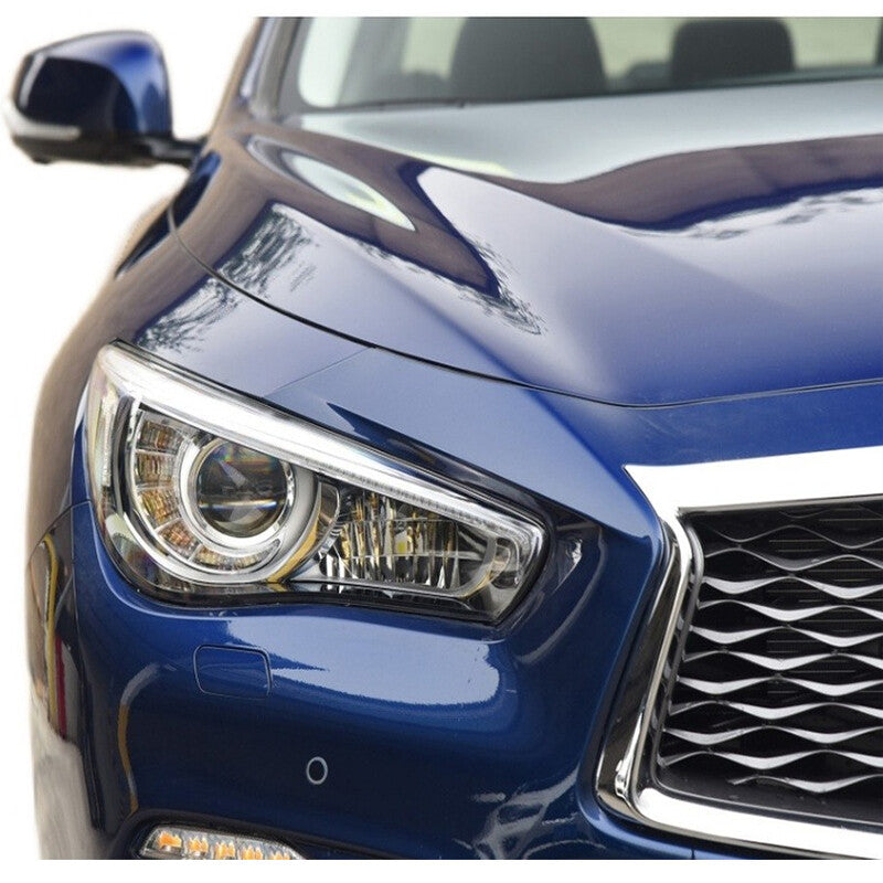 2-piece front left headlight lens cover for Infiniti Q50 2014 - 2021
