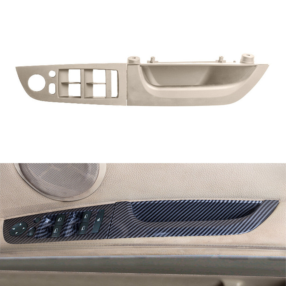 Fit for BMW 3 Series E90 2005-12 Beige Front Inner Door Panel Handle Pull Trim Cover