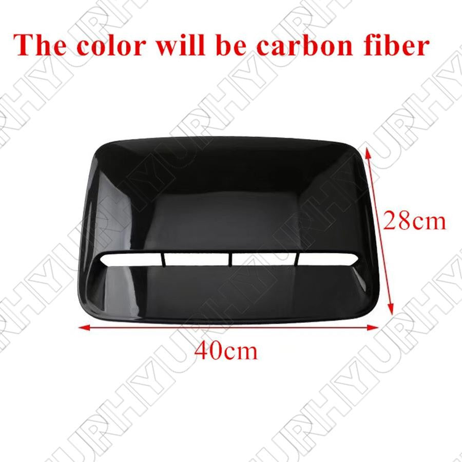 Car Air Flow Intake Hood Scoop Vent Bonnet Decorative Cover Universal 1Pair