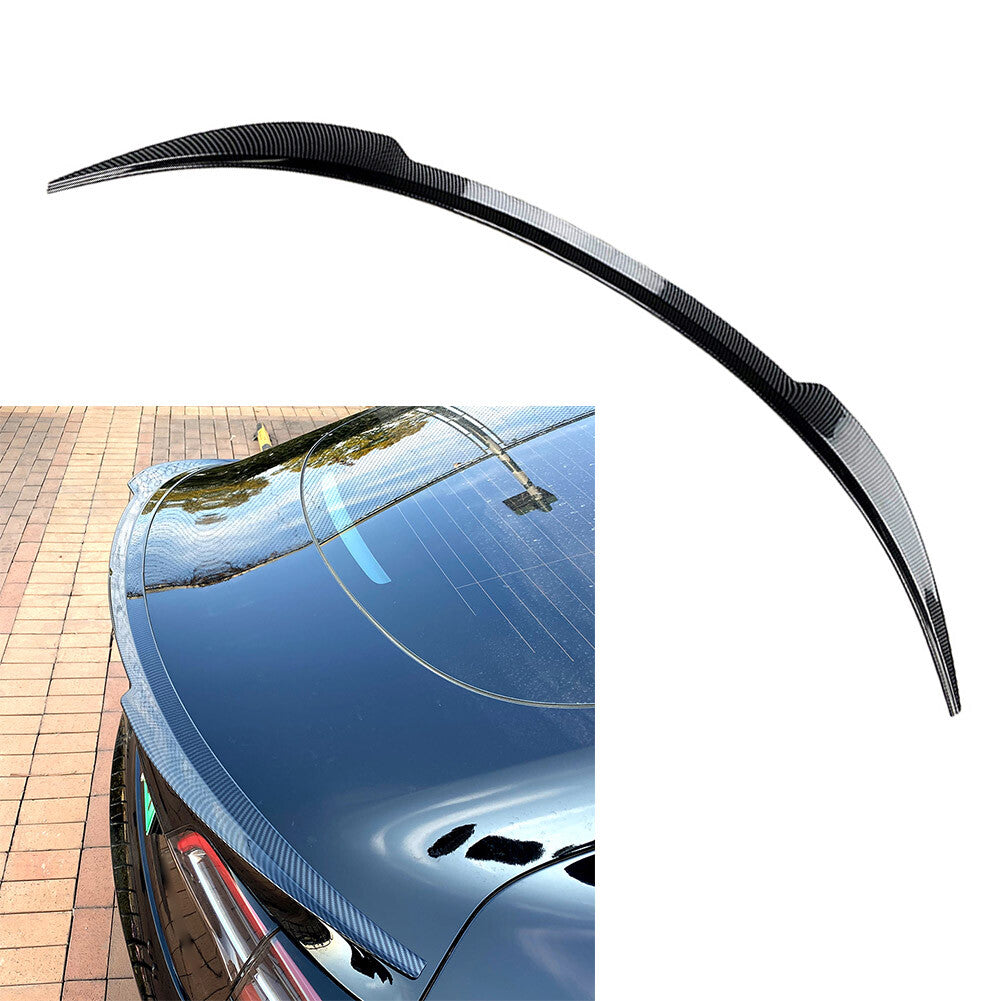 Carbon Fiber Rear Spoiler Trunk Wings for Tesla Model 3 2017-2021