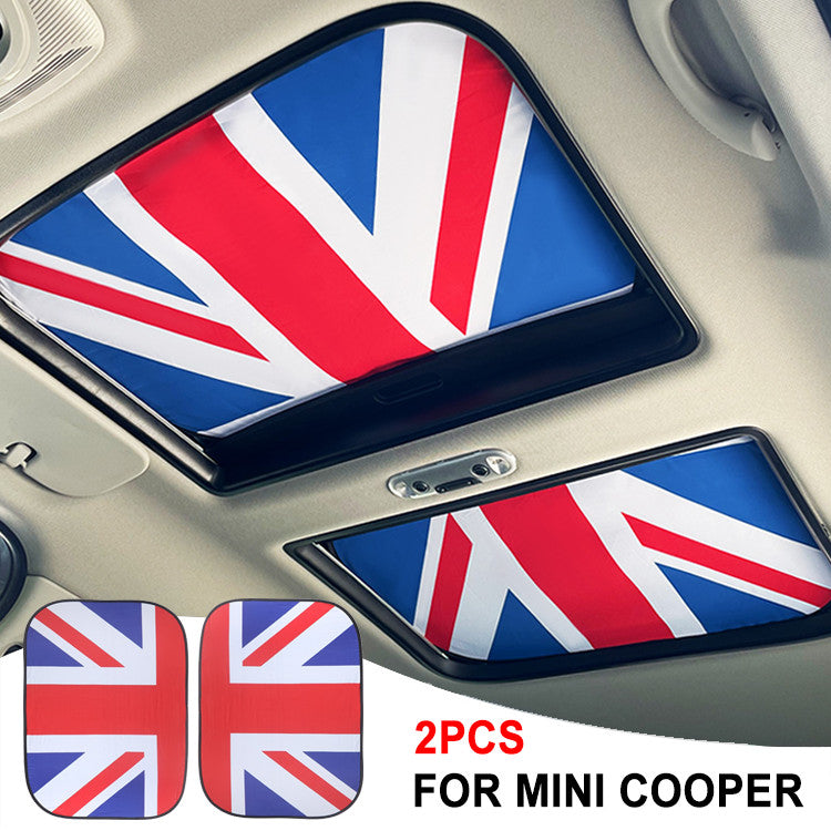 2-Piece Sunroof Sunshade UV Block Top Cover for Mini Cooper R55 F54 F55 F56 R56 F60 n