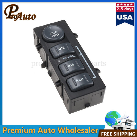 4WD Four Wheel Drive Switch for Chevy for GMC for Sierra Silverado 1999-2002 15709327