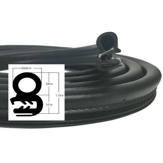 13 Ft 4 M Car Rear Front Door Rubber Seal Moulding Weather Strip OE Hollow