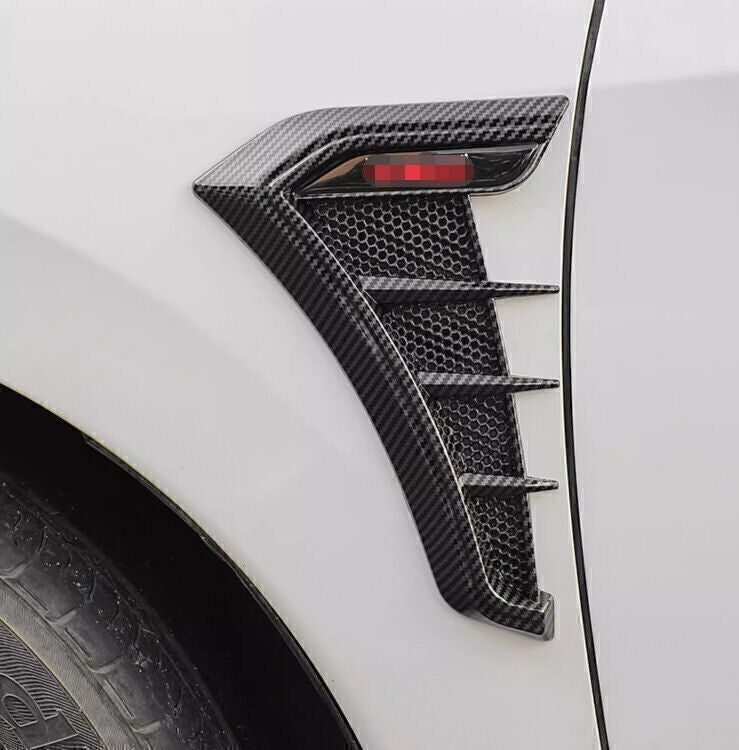 for Toyota for Corolla 2020-24 Carbon Fiber Side Fender Air Wing Vent Cover Trim 2P