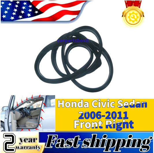 Front right side weatherstrip seal for Honda for Civic sedans 2006-2011
