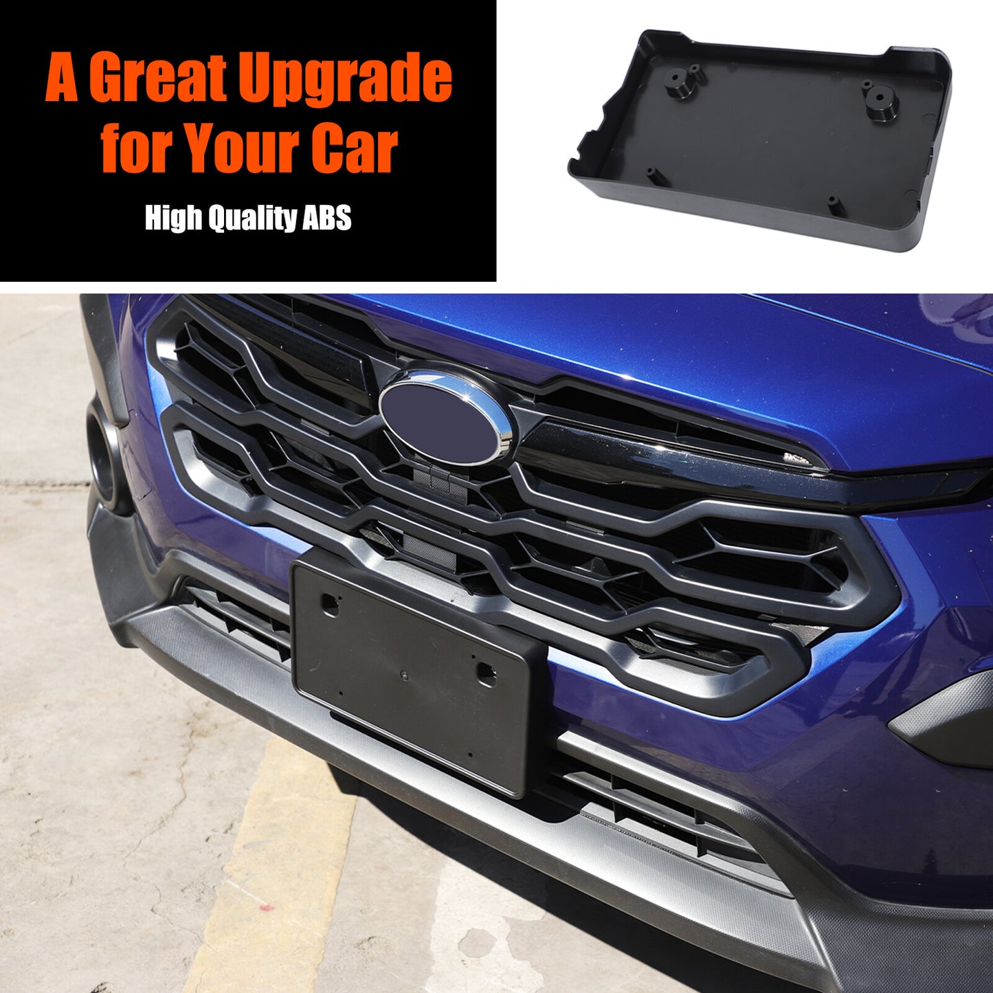 Front bumper license plate bracket support bracket for Subaru Crosstrek 24+- n