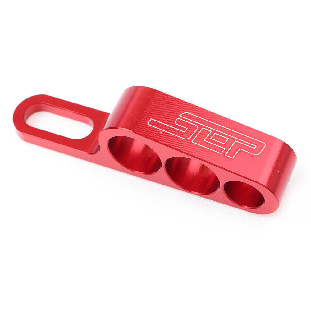 for YAMAHA R1 Motorc RED Three Holes Universal Bracket Aluminum Oil Pipe Stand