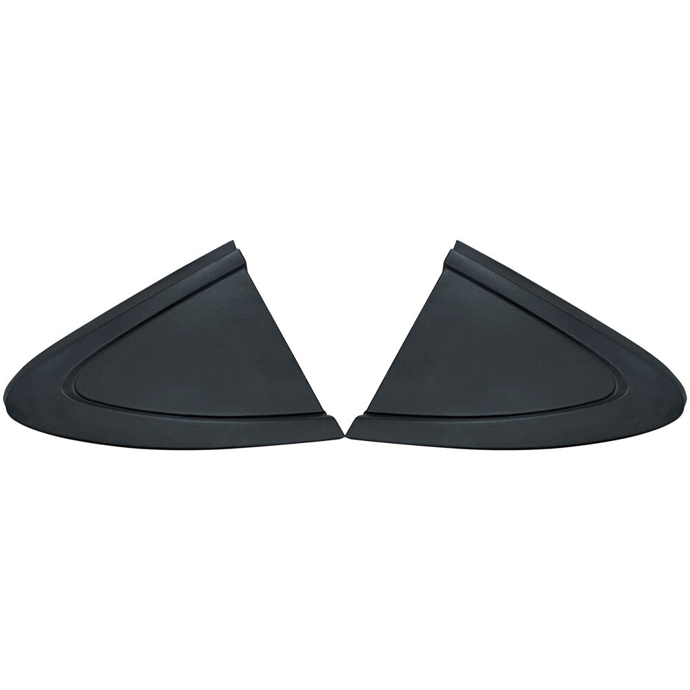 2 Rear Side Bezel Molding Black for 17-19 for Chevrolet for Cruze LS LT Sedan Only RH+LH