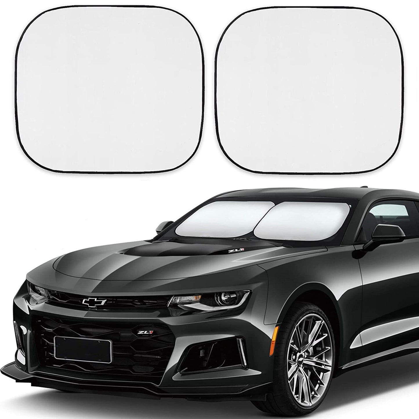 2. Suitable for automotive windshield sunshades and reflective window covers/sun visors. n