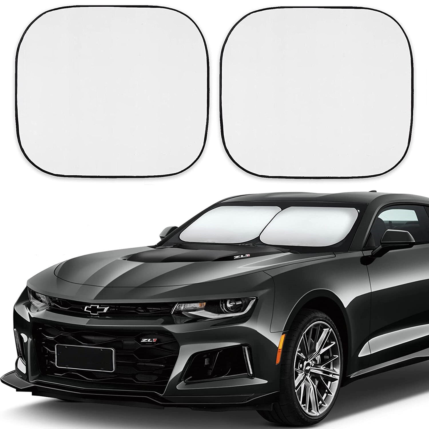 2. Suitable for automotive windshield sunshades and reflective window covers/sun visors. n