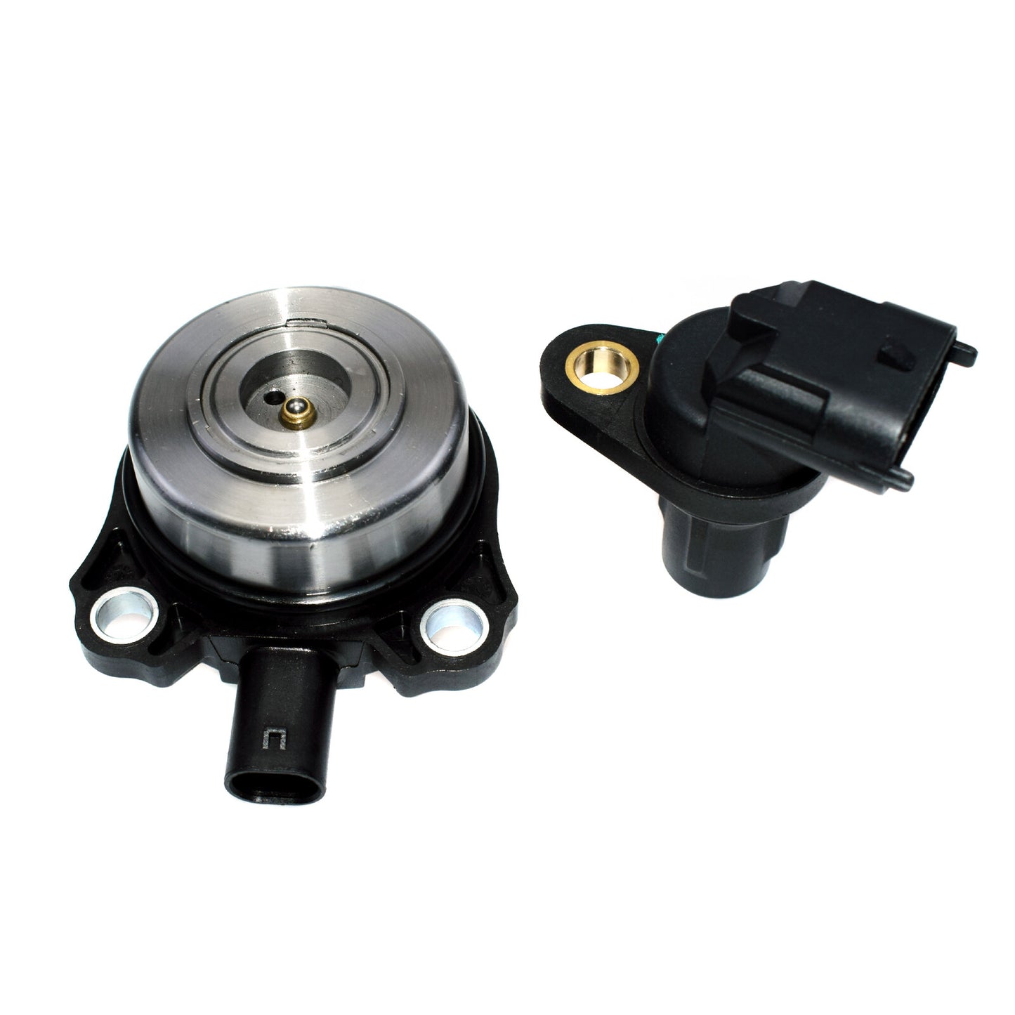 2-Piece Camshaft Position Sensor + Adjuster Magnet for Mercedes R171 W203 W209 - Brand New n