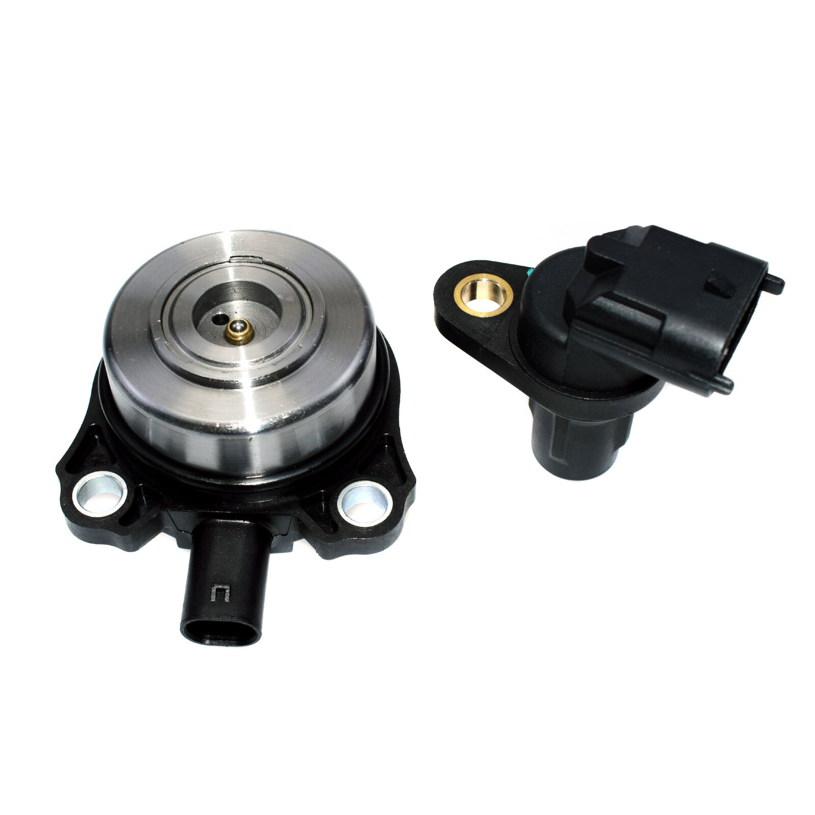 2-Piece Camshaft Position Sensor + Adjuster Magnet for Mercedes R171 W203 W209 - Brand New n
