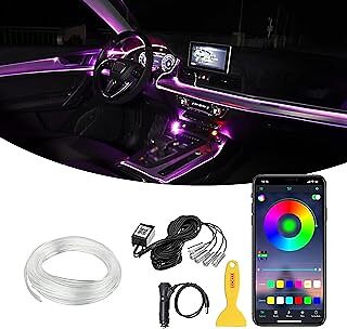 6m Car RGB Lamp APP Music Control Interior Ambient Atmosphere LED Strip Lights??