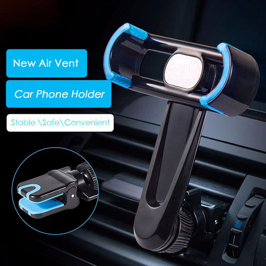Car Air Vent Phone Holder Degree Rotation Long Pole Mount Cradle Mount Bracket